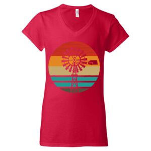 Softstyle® Women’s V-Neck T-Shirt Thumbnail