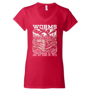 Softstyle® Women’s V-Neck T-Shirt Thumbnail