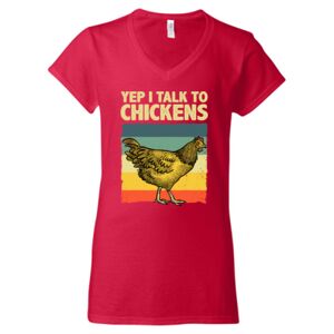 Softstyle® Women’s V-Neck T-Shirt Thumbnail