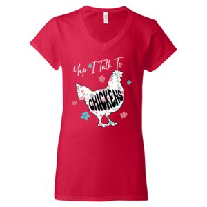 Softstyle® Women’s V-Neck T-Shirt Thumbnail