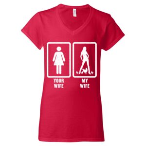 Softstyle® Women’s V-Neck T-Shirt Thumbnail