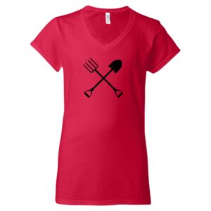 Softstyle® Women’s V-Neck T-Shirt Thumbnail