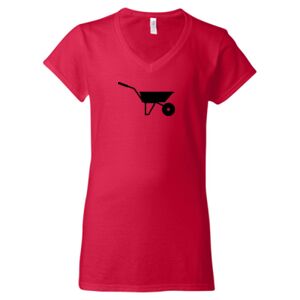 Softstyle® Women’s V-Neck T-Shirt Thumbnail