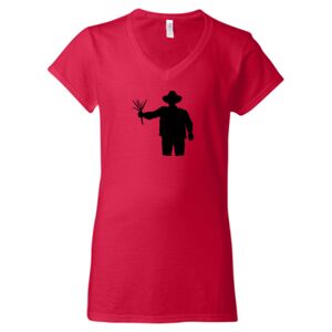 Softstyle® Women’s V-Neck T-Shirt Thumbnail