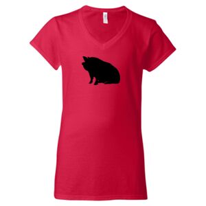 Softstyle® Women’s V-Neck T-Shirt Thumbnail