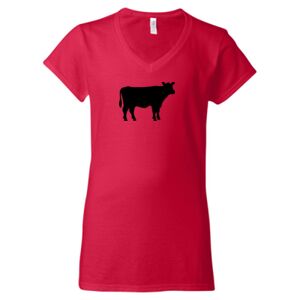 Softstyle® Women’s V-Neck T-Shirt Thumbnail