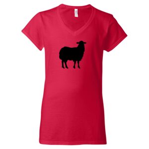 Softstyle® Women’s V-Neck T-Shirt Thumbnail