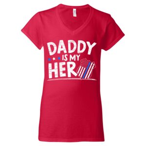 Softstyle® Women’s V-Neck T-Shirt Thumbnail