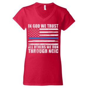 Softstyle® Women’s V-Neck T-Shirt Thumbnail