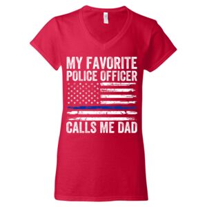 Softstyle® Women’s V-Neck T-Shirt Thumbnail