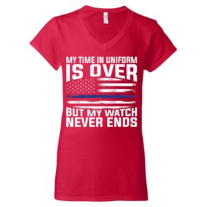 Softstyle® Women’s V-Neck T-Shirt Thumbnail