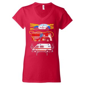 Softstyle® Women’s V-Neck T-Shirt Thumbnail
