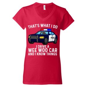 Softstyle® Women’s V-Neck T-Shirt Thumbnail