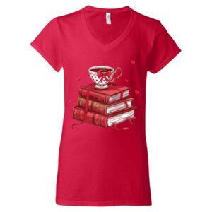 Softstyle® Women’s V-Neck T-Shirt Thumbnail