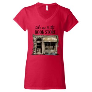 Softstyle® Women’s V-Neck T-Shirt Thumbnail