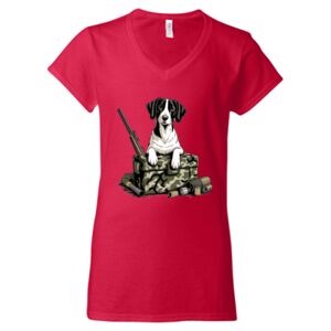 Softstyle® Women’s V-Neck T-Shirt Thumbnail