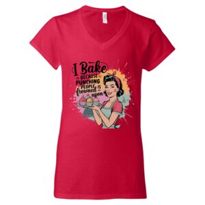 Softstyle® Women’s V-Neck T-Shirt Thumbnail