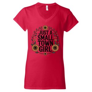 Softstyle® Women’s V-Neck T-Shirt Thumbnail