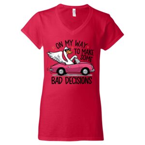 Softstyle® Women’s V-Neck T-Shirt Thumbnail