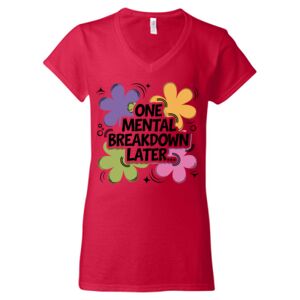 Softstyle® Women’s V-Neck T-Shirt Thumbnail