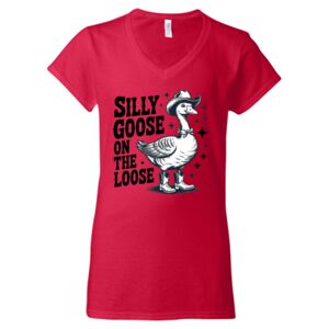 Softstyle® Women’s V-Neck T-Shirt Thumbnail