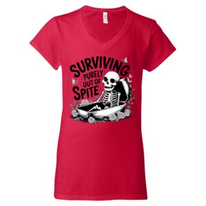 Softstyle® Women’s V-Neck T-Shirt Thumbnail