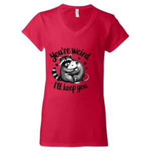 Softstyle® Women’s V-Neck T-Shirt Thumbnail
