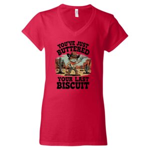 Softstyle® Women’s V-Neck T-Shirt Thumbnail