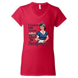 Softstyle® Women’s V-Neck T-Shirt Thumbnail