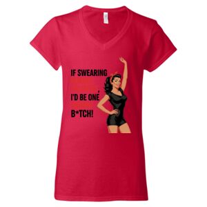 Softstyle® Women’s V-Neck T-Shirt Thumbnail