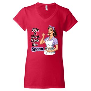 Softstyle® Women’s V-Neck T-Shirt Thumbnail