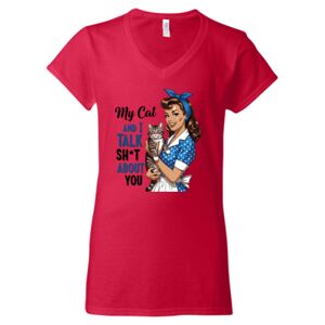 Softstyle® Women’s V-Neck T-Shirt Thumbnail
