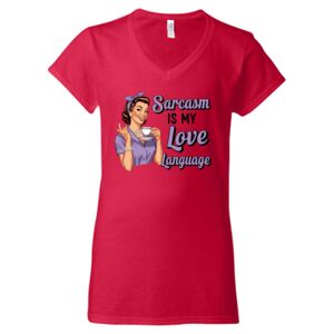Softstyle® Women’s V-Neck T-Shirt Thumbnail