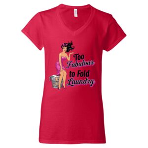Softstyle® Women’s V-Neck T-Shirt Thumbnail