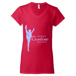 Softstyle® Women’s V-Neck T-Shirt Thumbnail