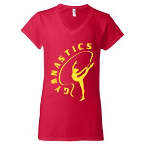 Softstyle® Women’s V-Neck T-Shirt Thumbnail