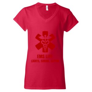 Softstyle® Women’s V-Neck T-Shirt Thumbnail