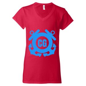 Softstyle® Women’s V-Neck T-Shirt Thumbnail