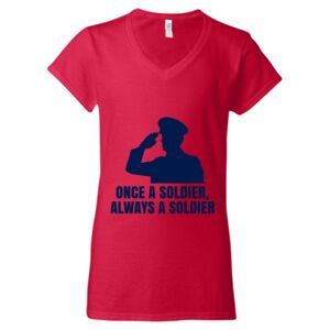 Softstyle® Women’s V-Neck T-Shirt Thumbnail