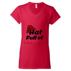Softstyle® Women’s V-Neck T-Shirt Thumbnail