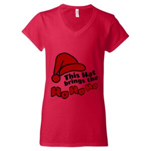 Softstyle® Women’s V-Neck T-Shirt Thumbnail