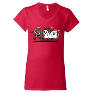 Softstyle® Women’s V-Neck T-Shirt Thumbnail