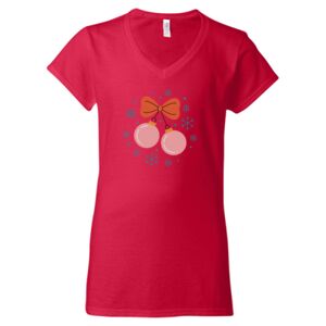 Softstyle® Women’s V-Neck T-Shirt Thumbnail