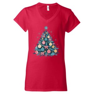Softstyle® Women’s V-Neck T-Shirt Thumbnail