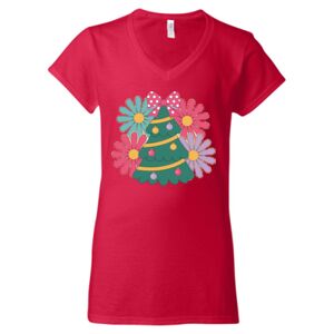 Softstyle® Women’s V-Neck T-Shirt Thumbnail