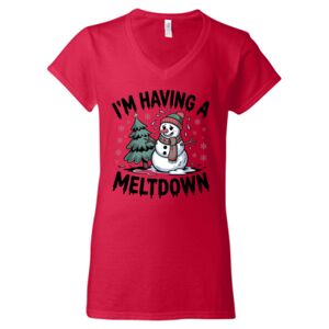 Softstyle® Women’s V-Neck T-Shirt Thumbnail