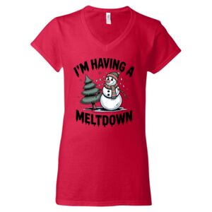 Softstyle® Women’s V-Neck T-Shirt Thumbnail