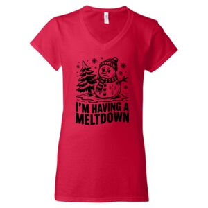 Softstyle® Women’s V-Neck T-Shirt Thumbnail