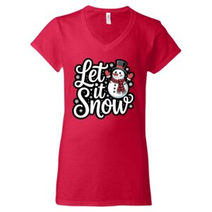 Softstyle® Women’s V-Neck T-Shirt Thumbnail
