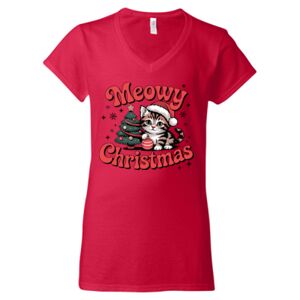 Softstyle® Women’s V-Neck T-Shirt Thumbnail